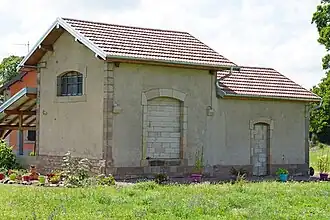 La gare de Roye en 2017.