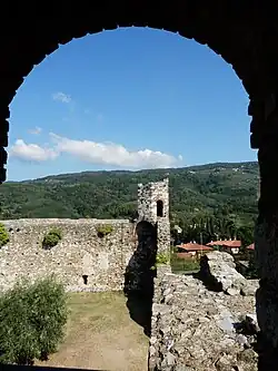 La tourelle d'angle.