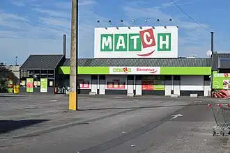 Un supermarché Match à Andenne.