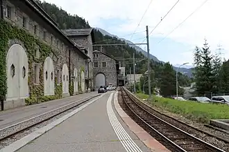 Image illustrative de l’article Gare du Châtelard VS