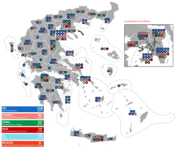 Résultats détaillés par circonscriptions.