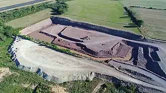 La sablière du Bourset en 2020.