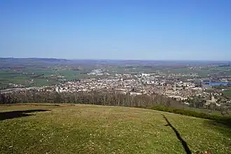 Le panorama vu depuis la croix de la Libération.