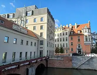 Moulin Maria dans Wyspa Młyńska we Wrocławiu&nbsp;(pl). Octobre 2022.
