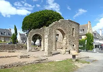 La cathédrale d'Alet située dans le quartier Saint-Servan de la ville de Saint-Malo.