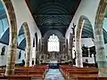 Église Saint-Thomas-de-Cantorbéry de Landerneau : vue intérieure d'ensemble.