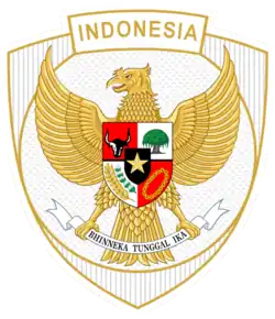 alt=Écusson de l' Équipe d'Indonésie