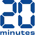 Logo de 20 Minutes du 9 juin 2021 au 27 janvier 2025.