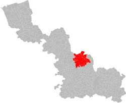 La vingtième circonscription en 1986.