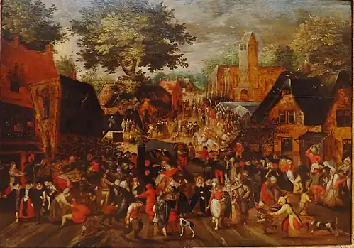 Fête paysanne ou Kermesse (c. 1629)Musée des beaux-arts de Quimper.