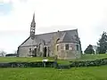 La chapelle Notre-Dame de Lannélec, vue du sud-est.