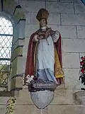 Statue de saint Thégonnec.