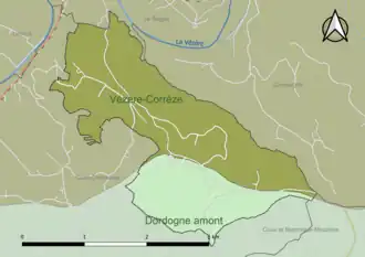 Carte en couleur présentant le(s) SAGE couvrant le territoire communal