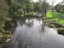 L'Hyères au Pont du Roy en Carhaix (côté aval).
