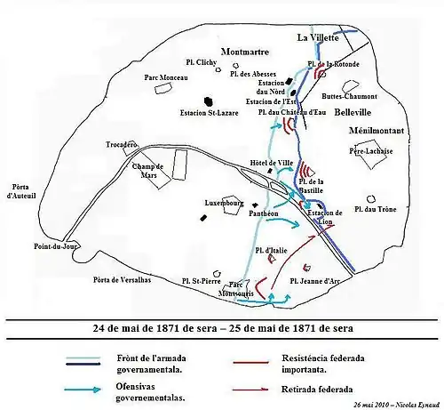 Du 24 mai au soir au 25 mai au soir.