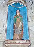 Plogonnec : chapelle Saint-Théleau, statue de saint Alor, assimilé à saint Éloi.