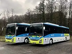 Iveco Bus Crossway Line NP au dépôt de Saint-Symphorien-sur-Coise