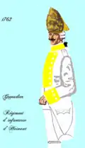Grenadier, de 1762 à 1767