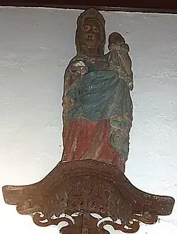 Chapelle Saint-Efflam : Vierge à l'Enfant.