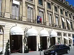 Hôtel Ritz, place Vendôme(1er arr.)