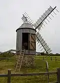Moulin à pivot de Trouguer - Vue arrière