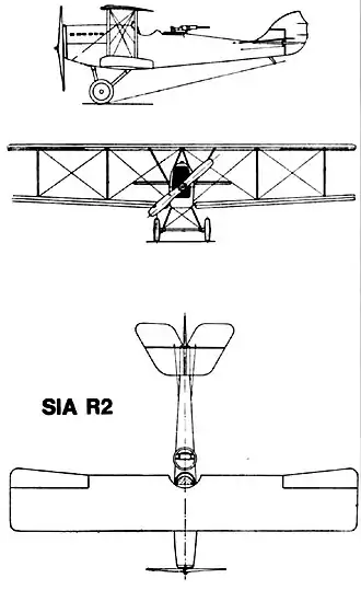 vue en plan de l’avion