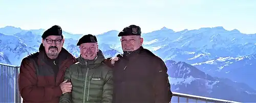 Trois des cinq fondateurs de la voie de l'Inconscient.