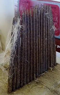 Peigne à égrener le lin