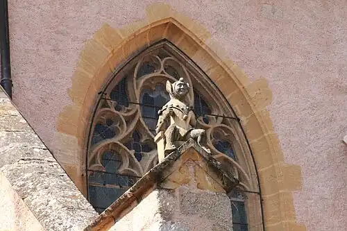 Détail de la façade.