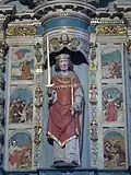 Retable représentantsaint Miliau.