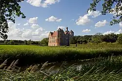 Le château Croy à Aarle-Rixtel (Laarbeek), construit entre 1401 et 1450.