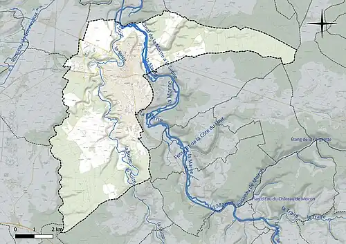 Réseau hydrographique de Chaumont.