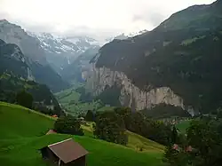 La vallée de Lauterbrunnen, en Suisse, pourrait être l'inspiration de Fondcombe