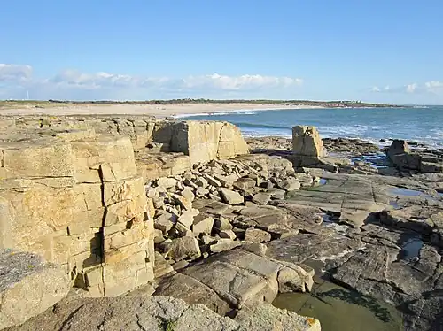Carrière littorale à Ploemeur.