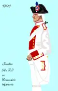 57e&nbsp;régiment d’infanterie de ligne de 1791 à 1795