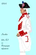 59e&nbsp;régiment d’infanterie de ligne de 1791 à 1792