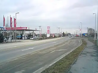 La M6 à Érd en 2009.