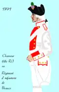 68e&nbsp;régiment d’infanterie de ligne de 1791 à 1792