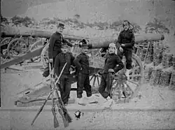 Emile Moselly effectuant son service militaire au camp de Châlons.