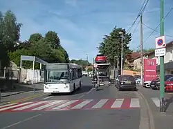RD 998 à Villebon circulation à vélo dangereuse