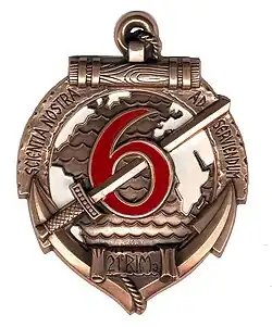Insigne de la 6e&nbsp;compagnie de réserve.