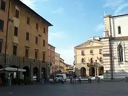 Vue de la place de la cathedrale