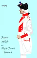 73e&nbsp;régiment d’infanterie de ligne de 1791 à 1796
