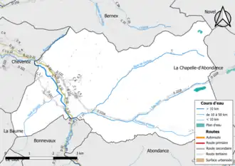Carte de Vacheresse.