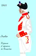 74e&nbsp;régiment d’infanterie de ligne de 1791 à 1792