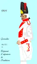 grenadier du 78e&nbsp;régiment d’infanterie de ligne de 1791 à 1795