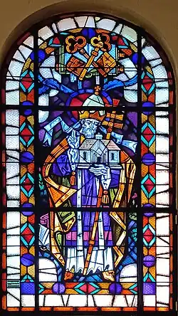 Saint Léon IX reçoit l'église