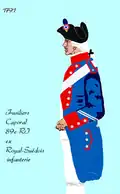 89e&nbsp;régiment d’infanterie de ligne de 1791 à 1792