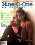 L'auteure-compositeur-interprète Deborah Allen en couverture de Nine-O-One Network Magazine en novembre 1986.
