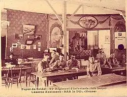 le foyer du 94e RI caserne Excelmans à Bar-le-Duc.